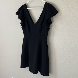 BCBGeneration Black Fit & Flare Dress Size 8